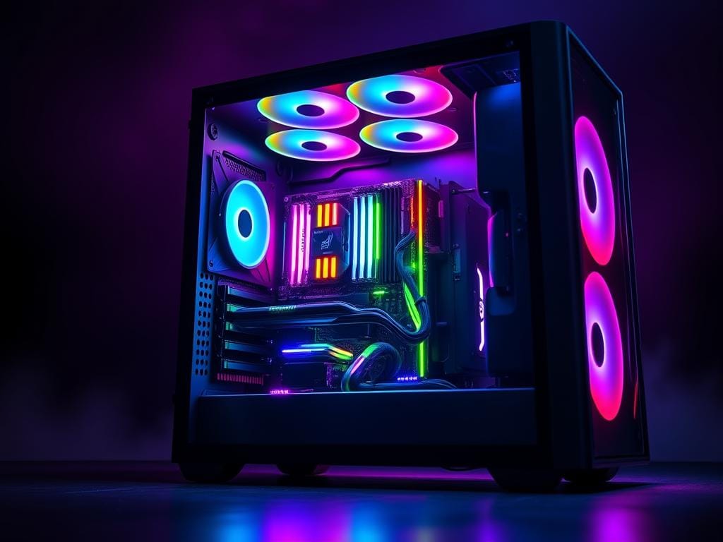 RGB Gaming PC Lighting Customization