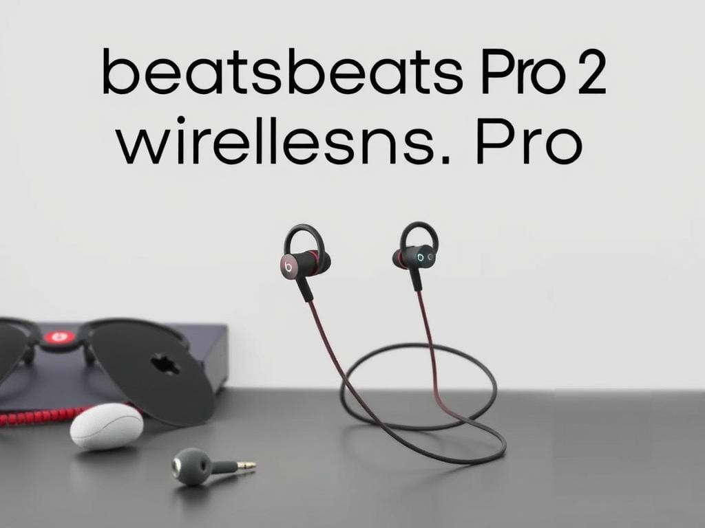 Generate an image of Beats Powerbeats Pro2 wireless earbuds