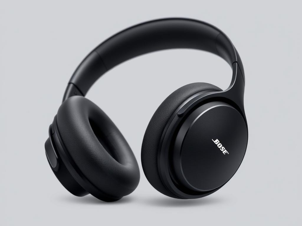 Generate an image of Bose QuietComfort Ultra noise-canceling headphones